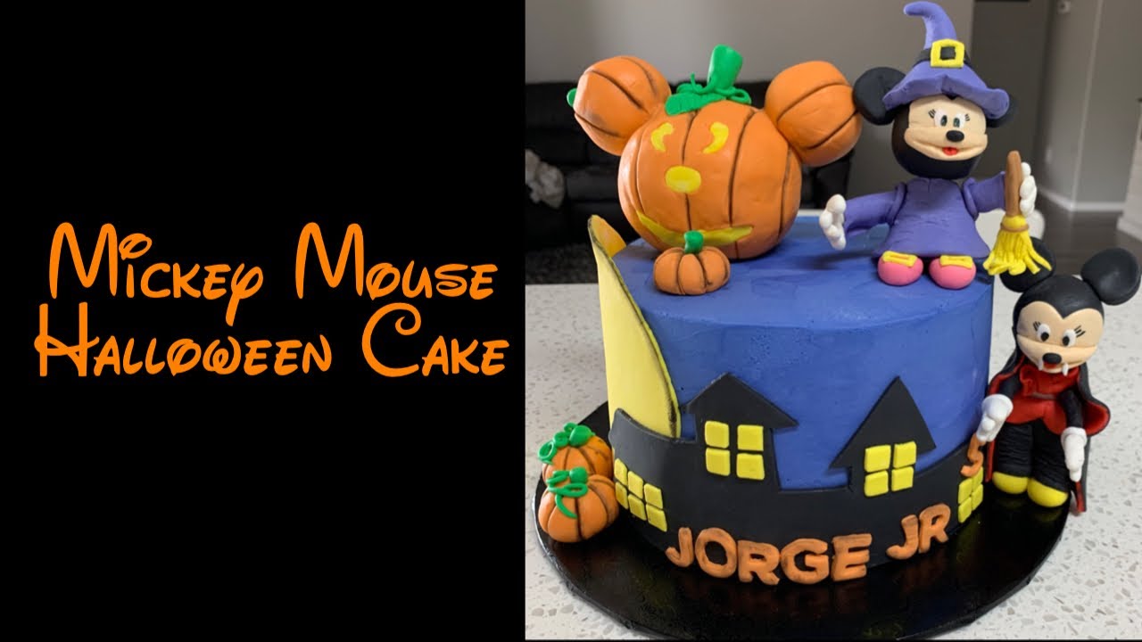 Details 79+ mickey mouse halloween cake latest