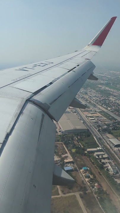 BOM To BKK | AirIndia AI-0354 | Landing In Bangkok | Part 1 | #shorts