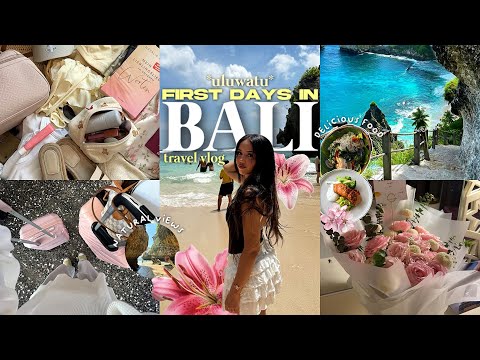 Vlog First Days In Bali Uluwatu أول مرة نسافر لبالي