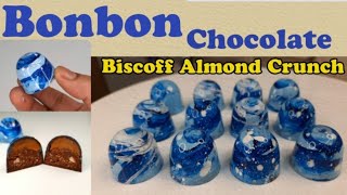 Bonbon Chocolate | Biscoff Almond Crunch bonbon | How to Make