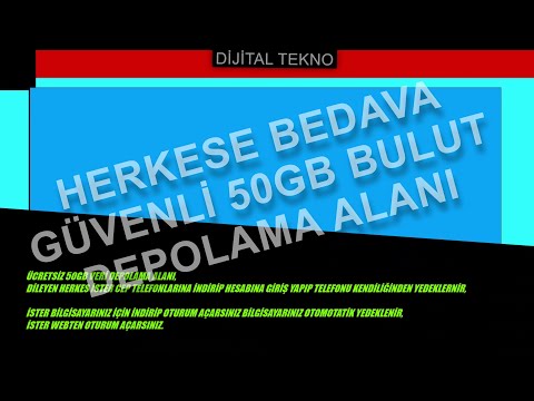 Video: En Büyük Depolama Alanını ücretsiz Olarak Alabileceğiniz 3 Bulut Depolama Alanı?