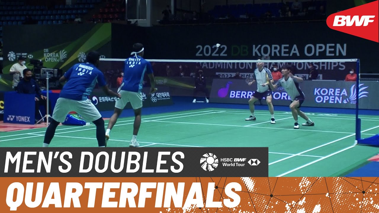 Korea Open Badminton Championships 2022 | Kang/Seo (KOR) vs Rankireddy/Shetty (IND) [3] | QF