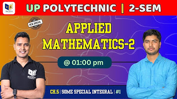 Applied Maths - II Up Polytechnic 2nd Semester Applied Math Most Important Questions| Ch-5 (part 1)