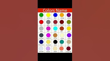 Colors Names, Types of colours #viral#shorts#color