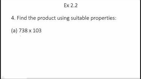 Find the product using suitable properties(Distributive property) #maths