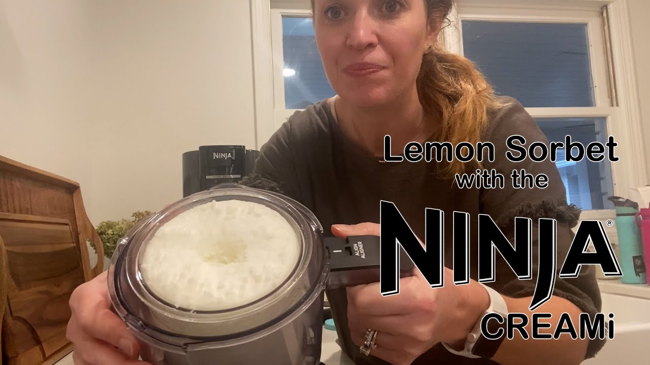 How to Make Lemon Sorbet with a Ninja CREAMi 