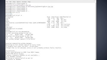 Desktop Capture Linux recordmydesktop