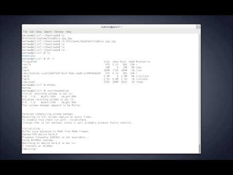 Desktop Capture Linux recordmydesktop