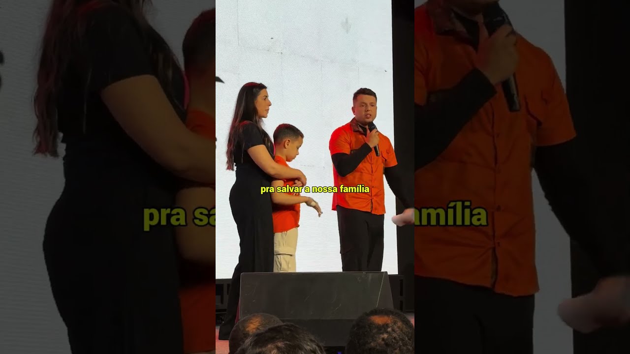 Hoje, eu agradeço a Deus e em segundo lugar, à minha companheira, que não desistiu da nossa família.