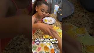 I love deviled eggs. What’s your favorite? #viral #deviledeggs #eggy