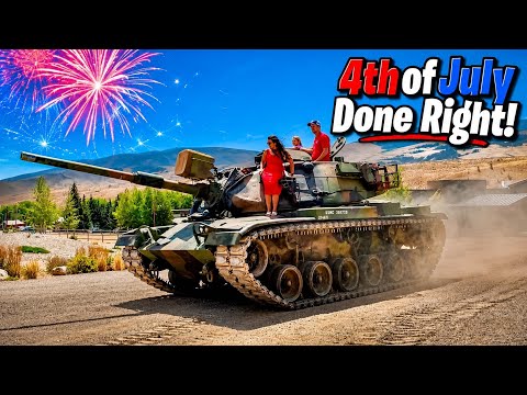 I Drove a Tank Through Town for the 4th of July!