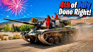 I Drove a Tank Through Town for the 4th of July!