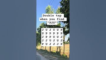 Observation Visual Test: 5 Seconds For You To Spot PJU. Try Your Skills!  #search #puzzle #shorts