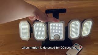 How to use the MDCMDCM solar light