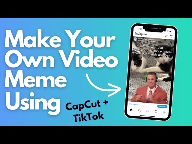 How to Make a Video Meme for Tiktok