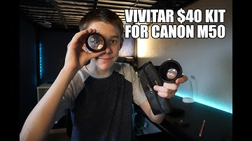 VIVITAR $40 KIT FOR CANON M50 (ND FILTERS, CLOSE UP FILTERS AND MORE)