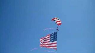 American Flag Parachuting - Santa Maria Elks Rodeo