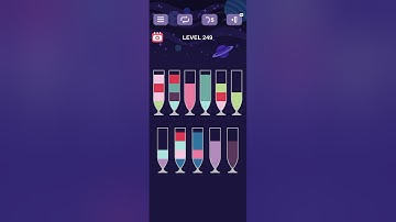 water sort puzzle -sort color puzzle game level 249