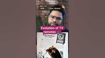 Evolution of TV remotes 📺