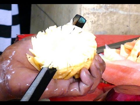 Pineapple Slicing | MUMBAI STREET FOOD | STREET FOODS 2021