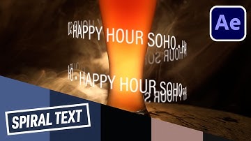 How to Create a SPIRAL TEXT