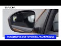 DACIA SANDERO | Verwendung des Toter-Winkel-Warners | Dacia Deutschland