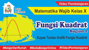 Fungsi Kuadrat Bagian 2 - Grafik Fungsi Kuadrat Matematika Wajib Kelas X m4thlab