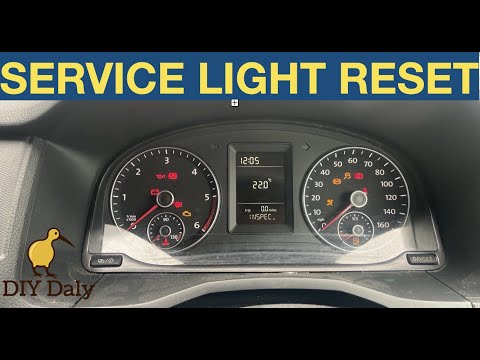 How to reset VW Caddy Service light