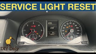 How to reset VW Caddy Service light