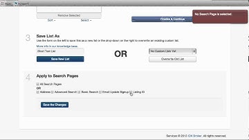 IDX Broker Custom City Zip code and County list