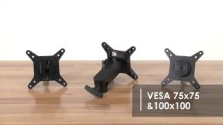 SIIG Low Profile Universal Fixed LCD/Plasma TV Wall Mount Mount Large Monitors, TV's & Cinema Displays Vu Monitor Mounts by Tether Tools
