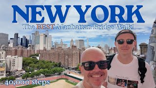 DAY 2 IN NEW YORK 🇺🇸 SOHO, DUMBO & The BEST Manhattan Bridge Walk (40,000 Steps!)