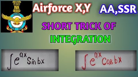 Short trick of Integration //Air force X ,Y // Navy AA, SSR //  Vivek ..