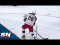 Oliver Bjorkstrand Goes Bar-Down With Laser Shot Over The Glove Of Philipp Grubauer