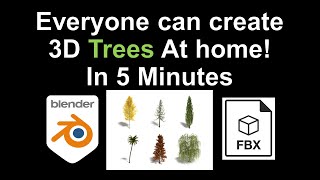 Creating Realistic 3D Trees with Tree Generator Plugin | Blender Tutorial screenshot 1