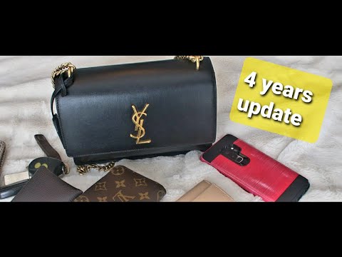 Saint Laurent YSL Sunset Bag Review & Outfits 💃 ft. Chain Wallet + Medium  Comparison 