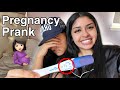 Pregnancy prank on bf!!