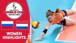 RUSSIA vs. NETHERLANDS - Highlights | Women's Volleyball World Cup 2019