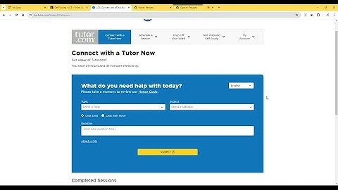 How to Access Tutor.com