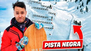 CUMPLIENDO LA PROMESA QUE HICE HACE 5 AÑOS | BAJO UNA PISTA NEGRA HACIENDO SNOW - TheGrefg