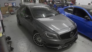 MY SALVAGE MERCEDES A45 IS COMPLETE!! (100,000 SUBS, THANK YOU)