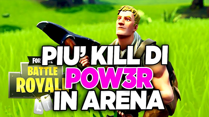 HO FATTO PIU' KILL DI POW3R IN ARENA