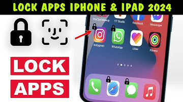 How To LOCK Apps with FACE ID or TOUCH ID on iPhone! 2024