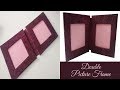 Double photo frame/ Hand made photo frame / Photo frame making at home with cardboard/ PlentyTempty