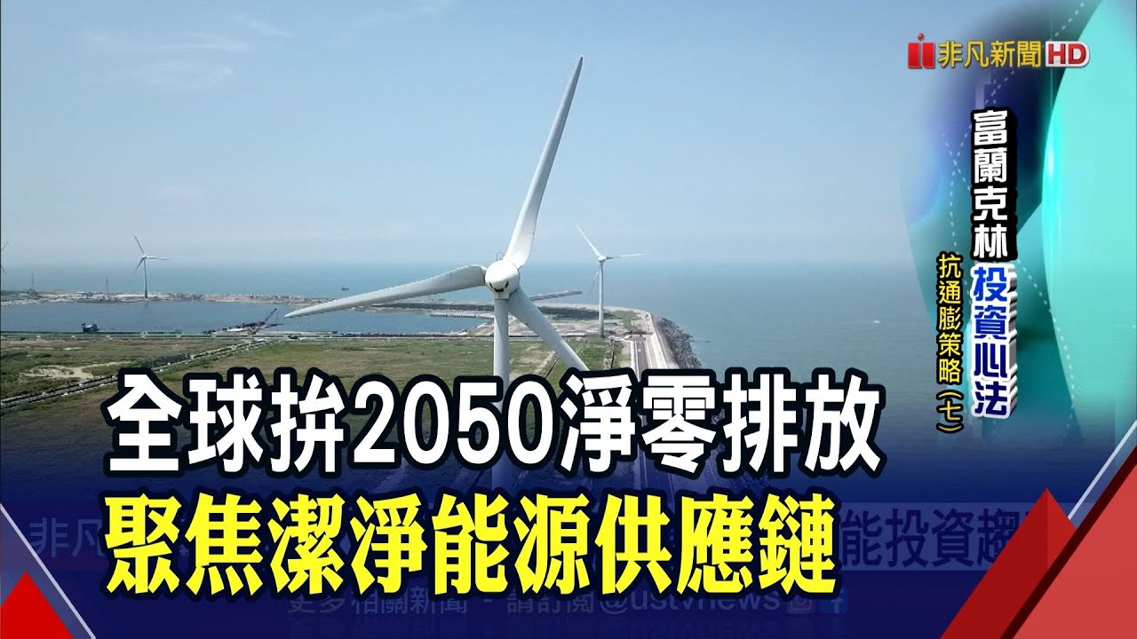 能源轉型力拚2050淨零排放 聚焦