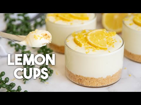 Lemon Pudding Dessert Cups