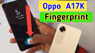 Oppo a17k display fingerprint setting/oppo a17k fingerprint screen lock/fingerprint sensor screenshot 5