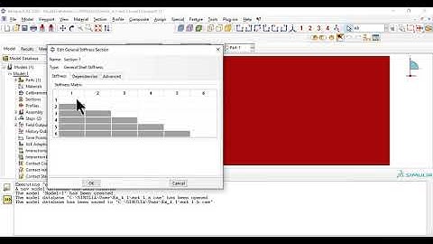 Example 4.1.b Eigenvalue buckling analysis of composite laminates using ABD&H matrices in Abaqus