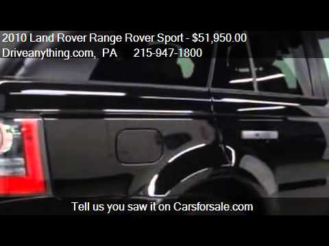 2010 Land Rover Range Rover Sport SC w/Rear Ent and Navigati