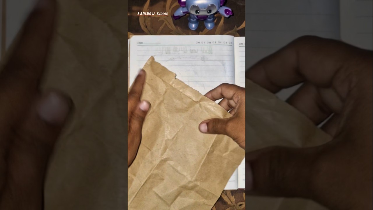 Brown paper iruka 🎀 #trending #journal #sketchbook #junkjournal #journalsupplies #handmade #creative